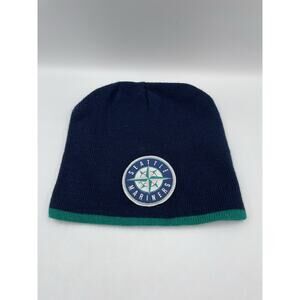 Seattle Mariners Beanie One Size Blue Mountain Dew Logo Baseball PNW Tuke Hat